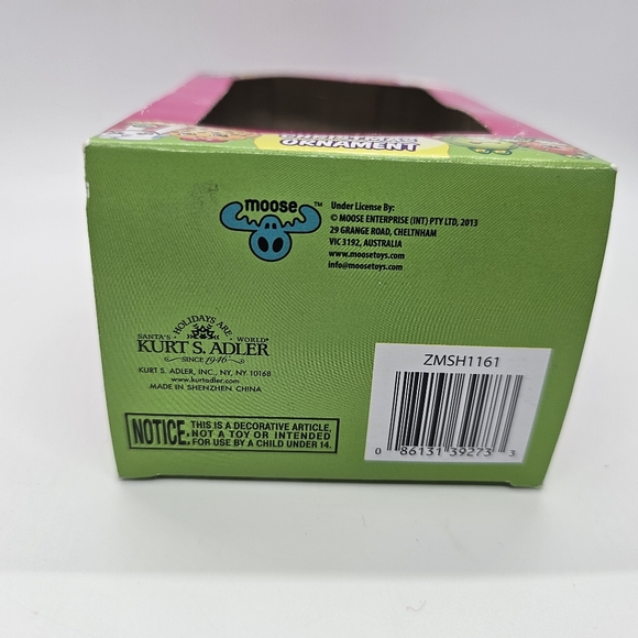 Shopkins "Lippy Lips" Pink Lipstick Holiday Christmas Ornament Kurt S. Adler New - Picture 5 of 5